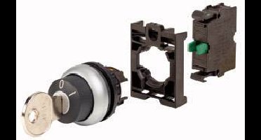 Eaton 110921 M22-WS-K10-BVP Sleuteltoets Kunststof frontring Sleutel Zwart 1 stuk(s)