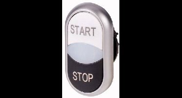 Eaton 216708 M22-DDL-WS-GB1/GB0 Dubbele drukknop Kunststof frontring 1 stuk(s)