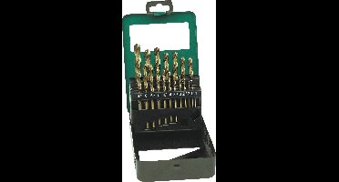 Brüder Mannesmann M54319 Metaal-spiraalboorset 19-delig 1 mm, 1.5 mm, 2 mm, 2.5 mm, 3 mm, 3.5 mm, 4 mm, 4.5 mm, 5 mm, 5.5 mm, 6 mm, 6.5 mm 1 stuk(s)