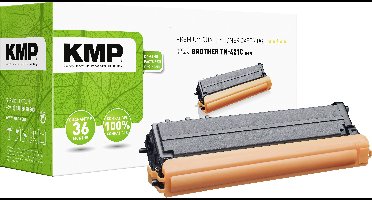 KMP Tonercassette vervangt Brother TN-421C, TN421C Compatibel Cyaan 1800 bladzijden B-T99