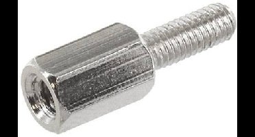 econ connect D3X45A5MH Afstandsbouten (l) 55 mm M3 Messing (vernikkeld) 1 stuk(s)