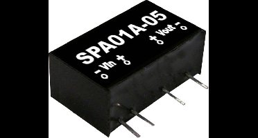 MEAN WELL SPA01B-05 DC/DC-convertermodule 200 mA 1 W Aantal uitgangen: 1 x Inhoud 1 stuk(s)