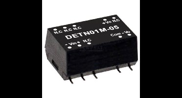 MEAN WELL DETN01L-12 DC/DC-convertermodule 42 mA 1 W Aantal uitgangen: 2 x Inhoud 1 stuk(s)