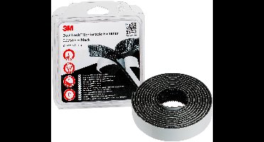 3M Dual Lock Klittenband Om vast te plakken (l x b) 2.5 m x 25 mm Zwart 1 stuk(s)