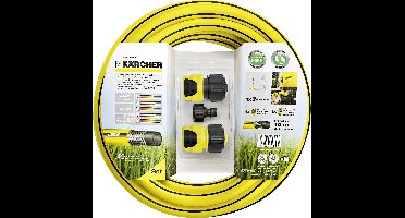 Kärcher Home & Garden Kärcher - Schlauchkit - für Hochdruckreiniger 2.645-156.0 Tuinslang Geel, Zwart 10 m 3/4 inch 1 stuk(s)