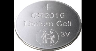 Basetech Knoopcel CR2016 3.0 V 4 stuk(s) 80 mAh Lithium