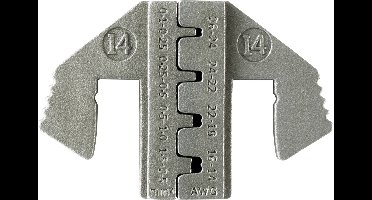 TOOLCRAFT PLE-0I4 Krimp-onderdelen Platte stekkers Krimpbereik: 0.1 tot 2.5 mm² Geschikt voor merk: TOOLCRAFT PZ-500