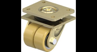 Blickle LSD-VSTH 80K Dubbel zwenkwiel Wieldiameter: 80 mm Draagvermogen (max.): 520 kg 1 stuk(s)