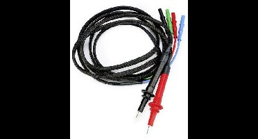 HT Instruments KIT Kelvin Banaanstekker Bananenbus, Bus 4 mm, Steekaansluiting 4 mm Groen 1 stuk(s)