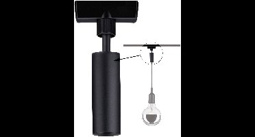 Paulmann 96914 Component voor opbouwsysteem Pendeladapter Zwart (mat)