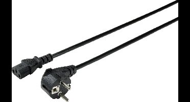 Sygonix SY-5043450 Apparaat (koud) Aansluitkabel Zwart 3.00 m