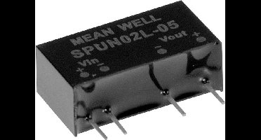 MEAN WELL SPUN02N-12 DC/DC-converter 167 mA 2 W Aantal uitgangen: 1 x Inhoud 1 stuk(s)