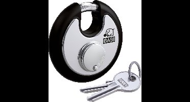 Basi 6100-7021-1SCHW Hangslot Gelijksluitend Zwart Sleutelslot