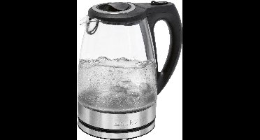 Clatronic WKS 3744 G Waterkoker Aantal/Volume: 1.7 l RVS, Glas