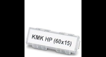Phoenix Contact 0830722 KMK HP (60X15) Markeringshouder Montagemethode: Kabelbinder Transparant 50 stuk(s)
