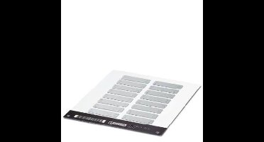 Phoenix Contact 0831517 LS-WMTB-V4A (40X15) Opschriftlabel Montagemethode: Kabelbinder Zilver Aantal markeringen: 80 5 stuk(s)