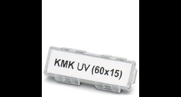 Phoenix Contact 1014108 KMK UV (60X15) Markeringshouder Montagemethode: Kabelbinder Transparant 50 stuk(s)