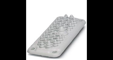 Phoenix Contact 1415240 Kabelinvoerplaat TPE (geurloos rubbermengsel), SEBS, Plaatstaal Lichtgrijs 1 stuk(s)