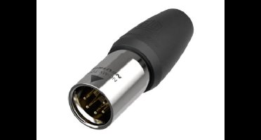 Neutrik NC5MX1-TOP XLR-connector Stekker, recht Aantal polen: 5 Zwart 1 stuk(s)