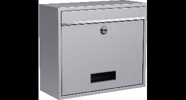 Basi 2170-0408 BK 900 Brievenbus RVS Sleutelslot