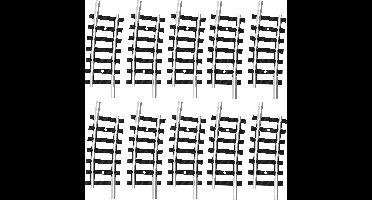 N Minitrix rails 14929 Gebogen rails 7.5 ° 295.4 mm 10 stuk(s)