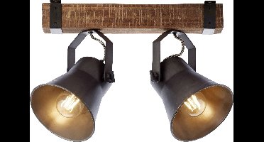 Brilliant 82129/46 Plow Plafondlamp E27 10 W Zwart