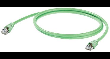 Weidmüller 8941350030 RJ45 Netwerkkabel, patchkabel CAT 6A S/FTP 3.00 m Groen Vlambestendig, Oliebestendig, UV-bestendig 1 stuk(s)