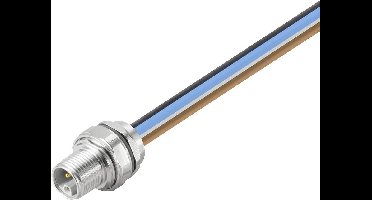 Weidmüller 2625950000 Sensor/actuator inbouwconnector M12 Aantal polen (sensoren): 5 Stekker, recht 0.30 m 1 stuk(s)
