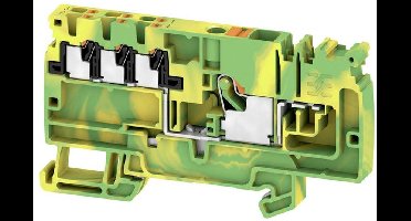 Weidmüller 2464740000 Verdeler-serieklem 8.1 mm Push-In-klem Groen, Geel 20 stuk(s)