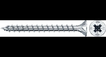Fischer 670207 Power-Fast II CZF Spaanplaatschroef 4 mm 50 mm Kruiskop Pozidriv Staal Galvanisch verzinkt 200 stuk(s)