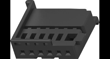TE Connectivity 1-969489-1 Female behuizing (kabel) AMP MQS Totaal aantal polen: 6 Inhoud: 1 stuk(s)