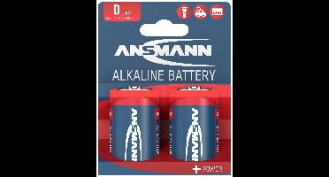 Ansmann LR20 Red-Line D batterij (mono) Alkaline 1.5 V 2 stuk(s)