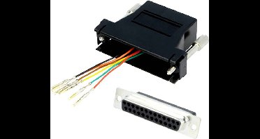 encitech DA25-SMJ8-K-RC D-sub adapter D-sub bus 25-polig - RJ45-bus 8p8c 1 stuk(s)