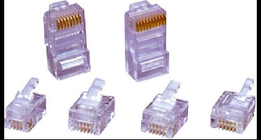 encitech RJ126P6CR encitech RJ126P6CR RJ45-connector 6510-0104-04 Stekker, recht Aantal polen (sensoren) 6P6C Transparant 1 stuk(s) 6510-0104-04 Stekker, recht