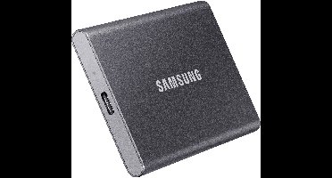 Samsung Portable T7 1 TB Externe SSD harde schijf USB-A 3.2 Gen 2 Grijs MU-PC1T0T/WW