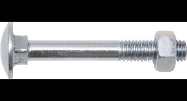 SWG 223 8 60 67 Slotschroef 8 mm 60 mm Vierkant DIN 603 Staal Verzinkt 25 stuk(s)