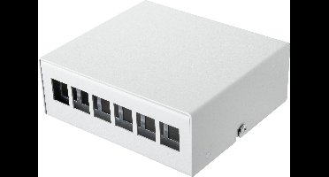 Renkforce 6 poorten Consolidation Point Box voor Keystone Module Zonder connectoren Aansluittechniek: Keystone module