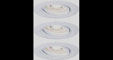 Paulmann 92971 EBL Nova mini Plus Coin LED-inbouwlamp Set van 3 stuks 4.20 W Wit