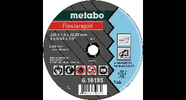 Metabo 616181000 Doorslijpschijf recht 115 mm 25 stuk(s) Blik, Profiel