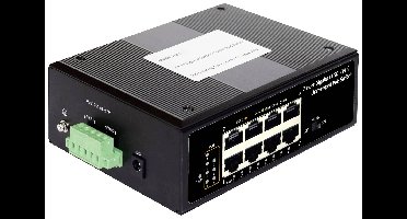Digitus DN-651113 Industrial Ethernet Switch 10 / 100 / 1000 MBit/s IEEE 802.3af (12.95 W), IEEE 802.3at (25.5 W)