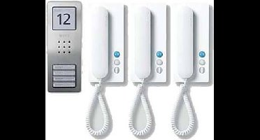 Siedle SET CA 812-3 E/W Infoveld voor Deurintercom Kabelgebonden Zilver, Wit