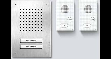Siedle SET CLAB 850-2 E/W Deurintercom Tweegezinswoning