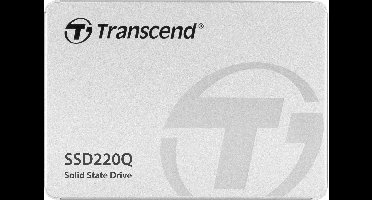 Transcend SSD220Q 500 GB SSD harde schijf (2.5 inch) SATA 6 Gb/s Retail TS500GSSD220Q