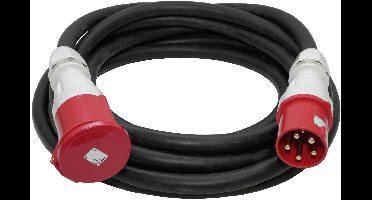 Walther Werke 39600516100 Stroom Verlengkabel 63 A Zwart 10.00 m