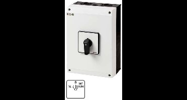 Eaton T5-4-8902/I5 Omschakelaar Voor bodembevestiging, In behuizing 1 x 60 ° Zwart 1 stuk(s) Piece