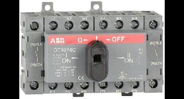 Lastschakelaar Zwart 4-polig 16 A ABB 1SCA104831R1001