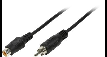 LogiLink CA1033 Cinch Audio Aansluitkabel 10.00 m Zwart (mat)