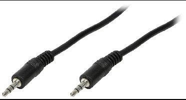 LogiLink CA1053 Jackplug Audio Aansluitkabel 10.00 m Zwart (mat)