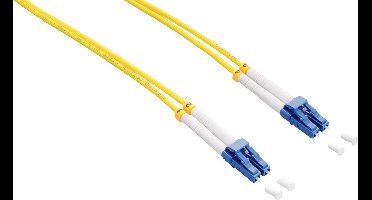 LogiLink FP0LC07 Glasvezel Optische vezel Aansluitkabel 7.50 m Geel 9/125 µ Singlemode OS2