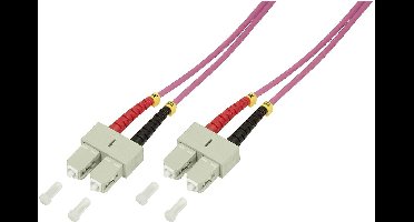 LogiLink FP4SC05 Glasvezel Optische vezel Aansluitkabel 50/125 µ Multimode OM4 5.00 m